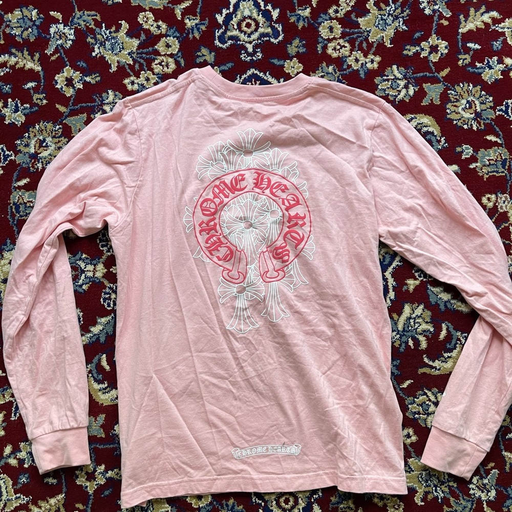 CHROME HEARTS PINK LONG SLEEVE